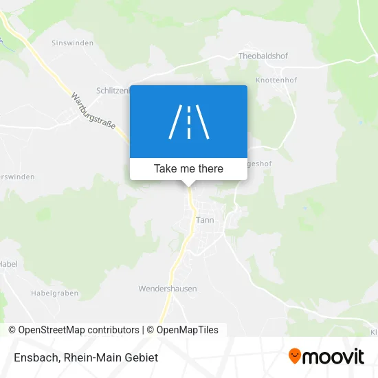 Карта Ensbach