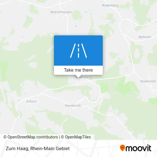 Карта Zum Haag