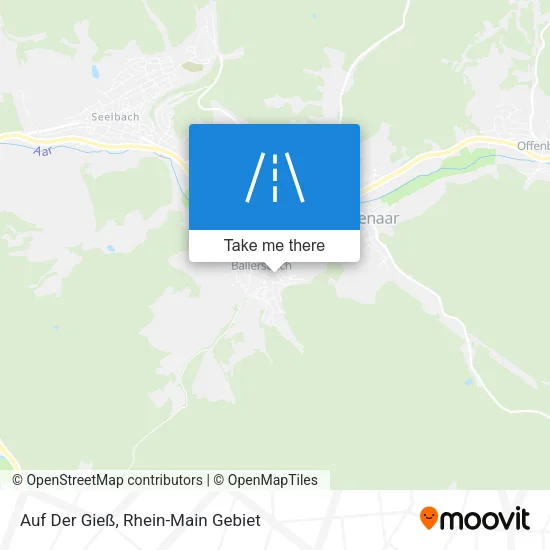 Карта Auf Der Gieß