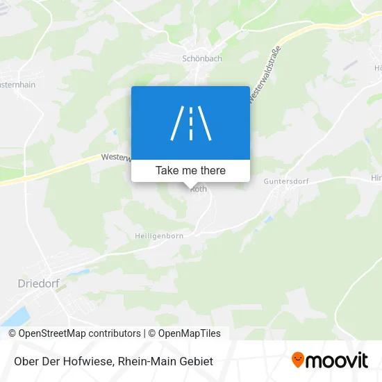 Карта Ober Der Hofwiese