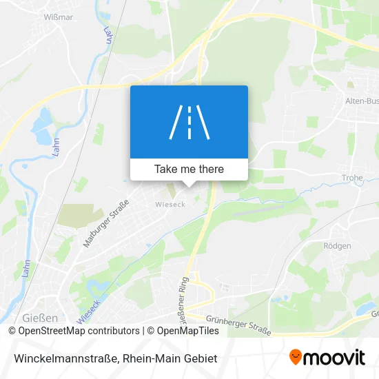 Карта Winckelmannstraße