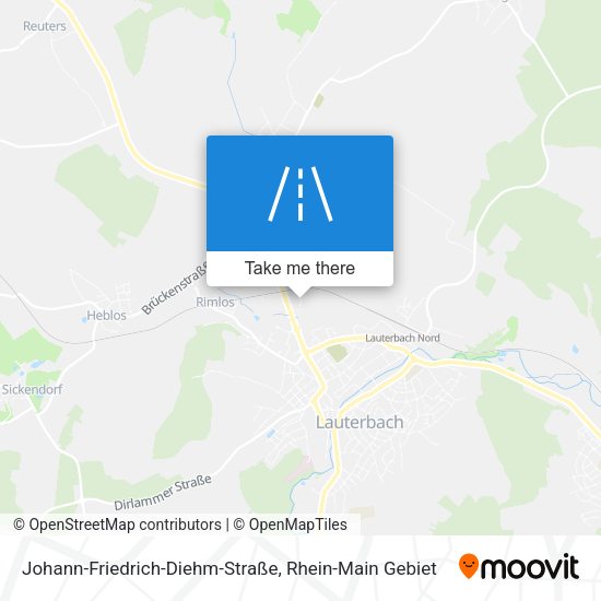 Johann-Friedrich-Diehm-Straße map