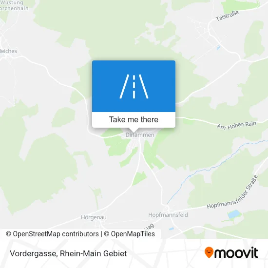 Карта Vordergasse