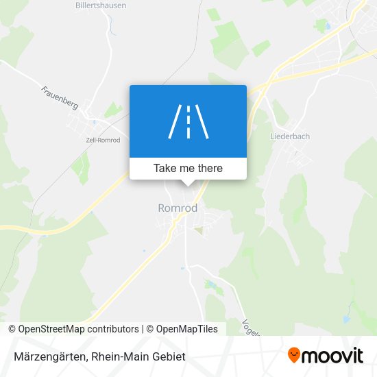 Märzengärten map