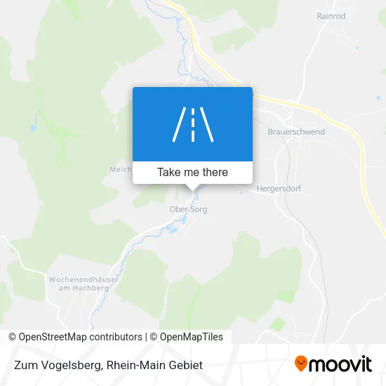 Карта Zum Vogelsberg