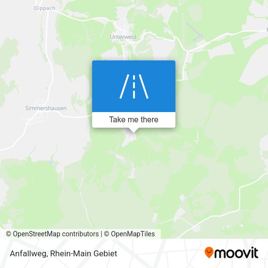 Карта Anfallweg