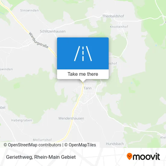 Карта Geriethweg