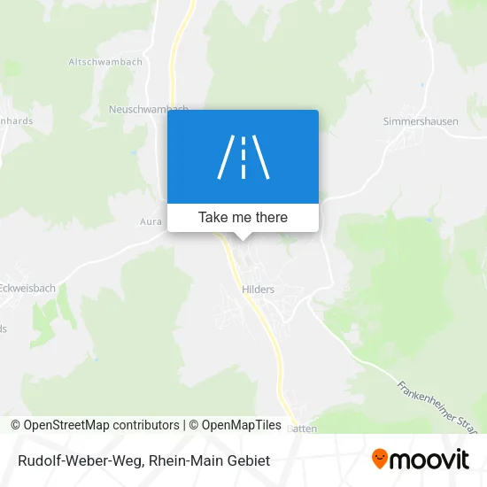 Rudolf-Weber-Weg map