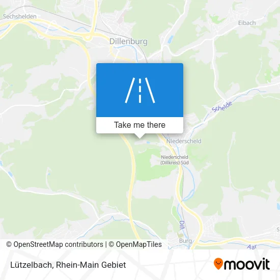 Lützelbach map