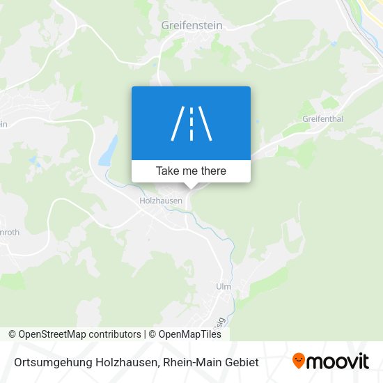 Ortsumgehung Holzhausen map