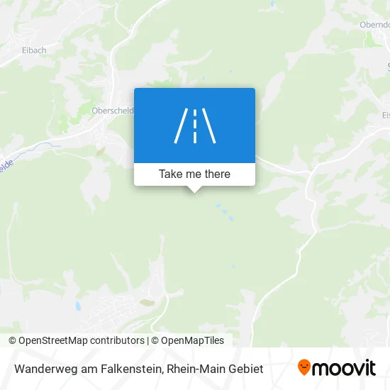 Карта Wanderweg am Falkenstein