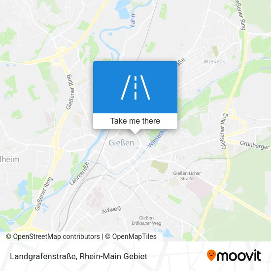 Карта Landgrafenstraße