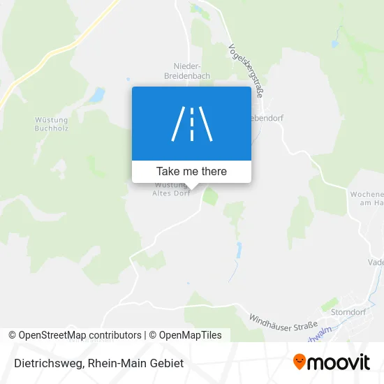 Карта Dietrichsweg