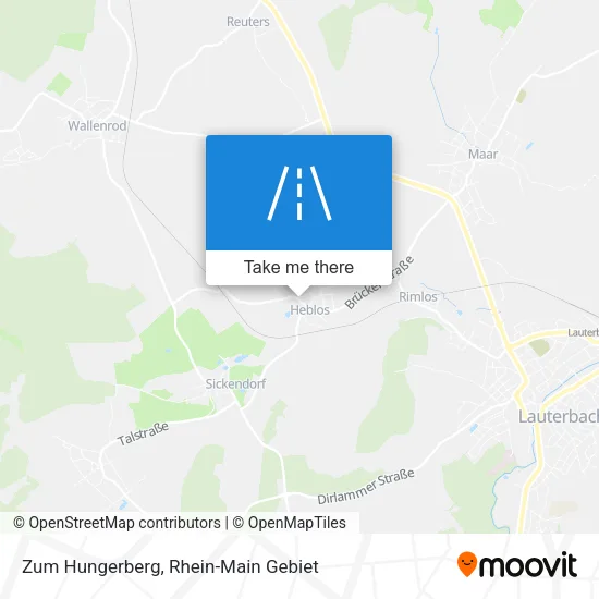 Карта Zum Hungerberg