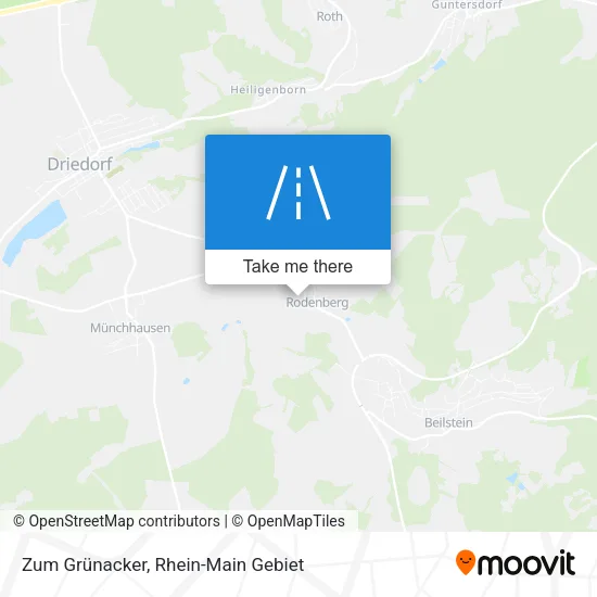 Карта Zum Grünacker