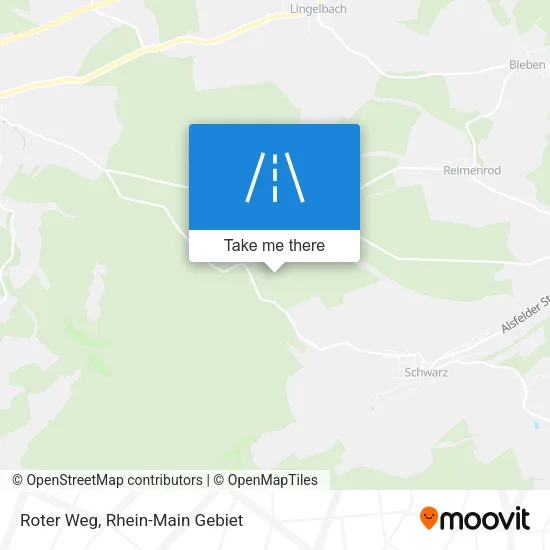 Карта Roter Weg