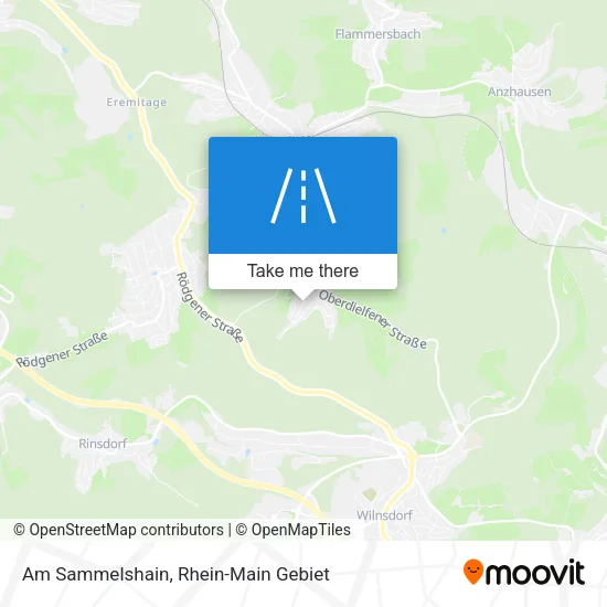 Карта Am Sammelshain