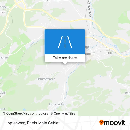 Карта Hopfenweg