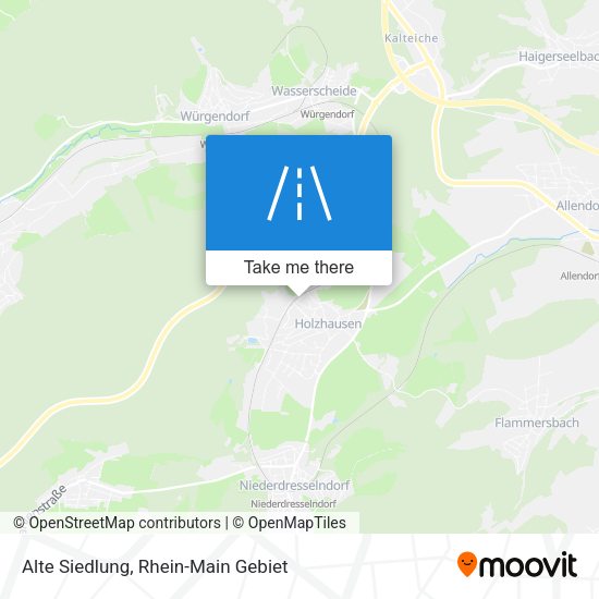 Карта Alte Siedlung