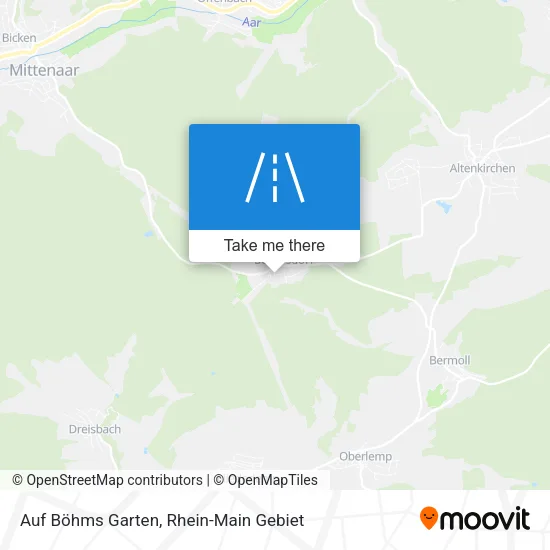 Карта Auf Böhms Garten
