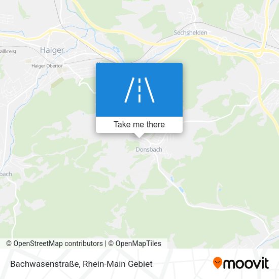 Bachwasenstraße map