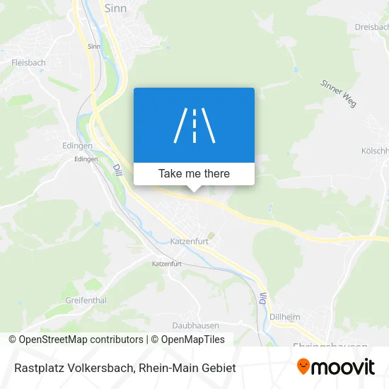 Карта Rastplatz Volkersbach