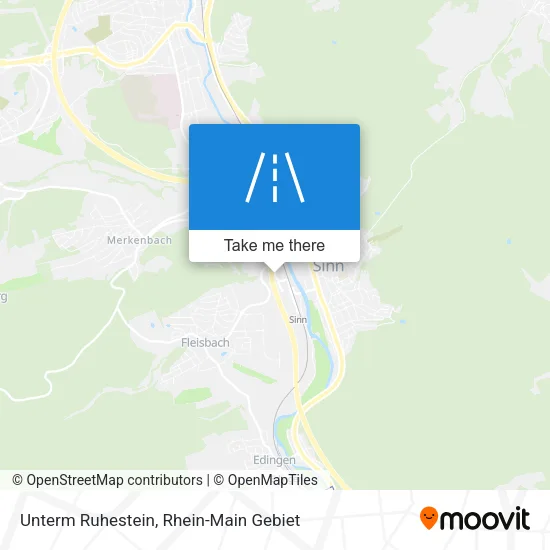 Карта Unterm Ruhestein