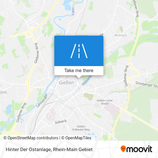 Карта Hinter Der Ostanlage