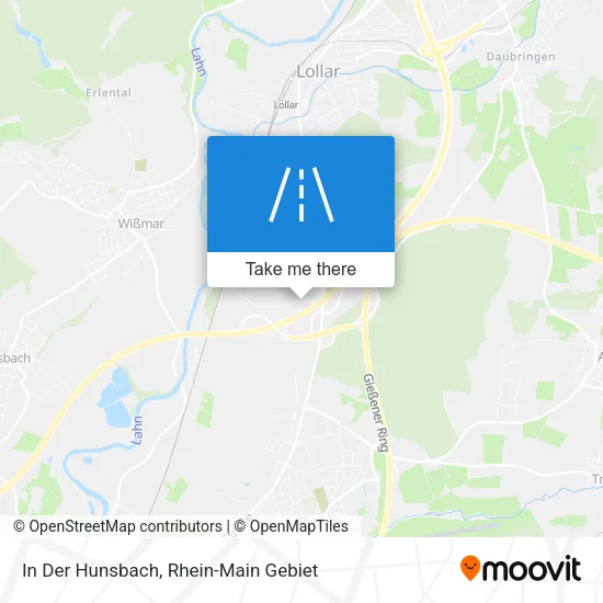 Карта In Der Hunsbach