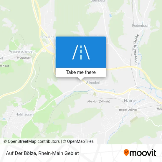 Карта Auf Der Bölze