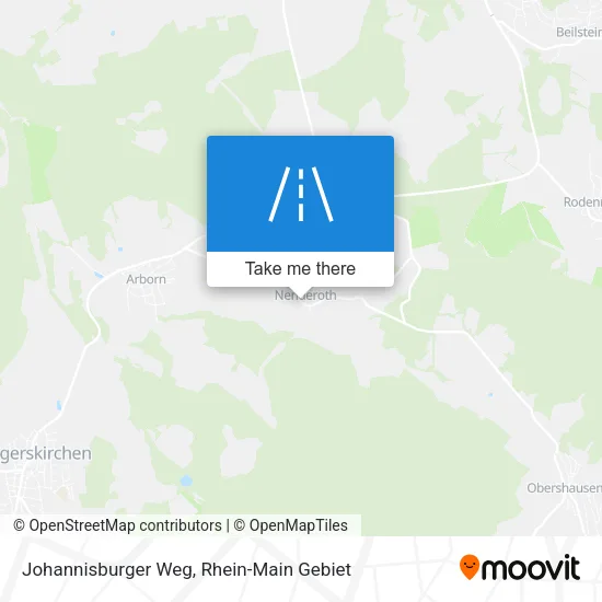 Карта Johannisburger Weg