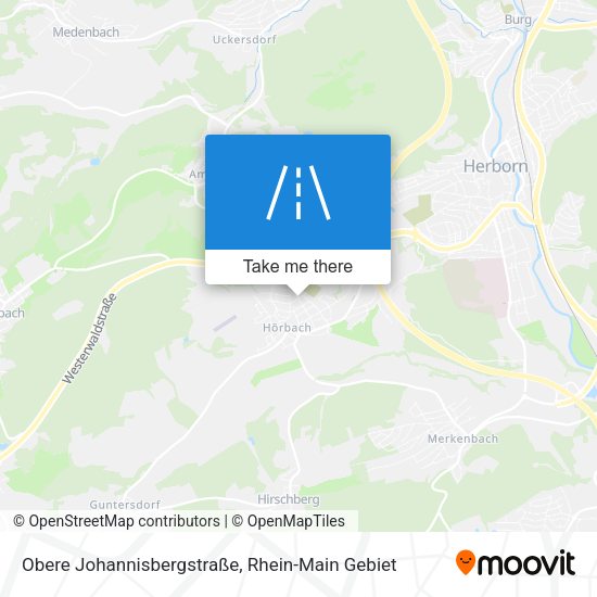 Obere Johannisbergstraße map