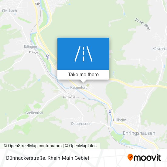 Карта Dünnackerstraße
