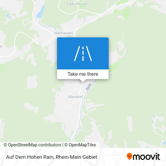 Карта Auf Dem Hohen Rain