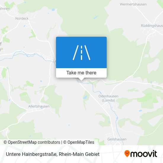 Untere Hainbergstraße map