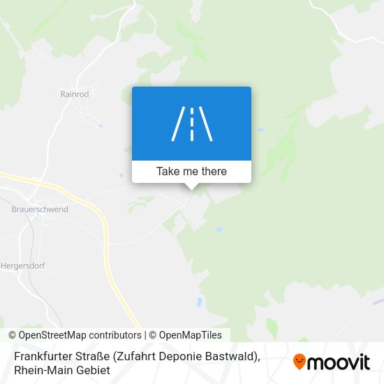 Frankfurter Straße (Zufahrt Deponie Bastwald) map