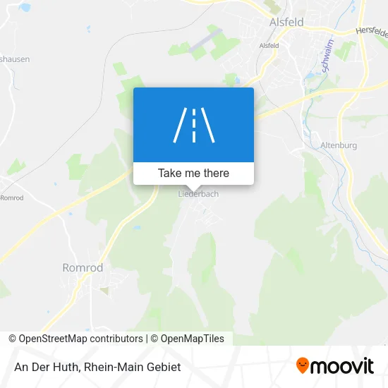 Карта An Der Huth