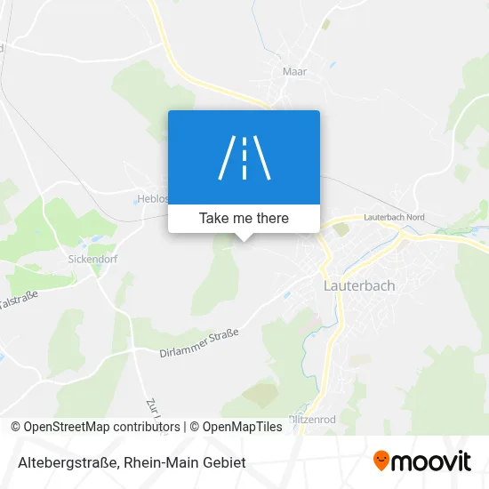 Altebergstraße map