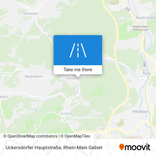 Uckersdorfer Hauptstraße map