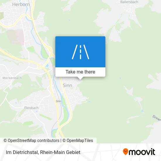 Карта Im Dietrichstal