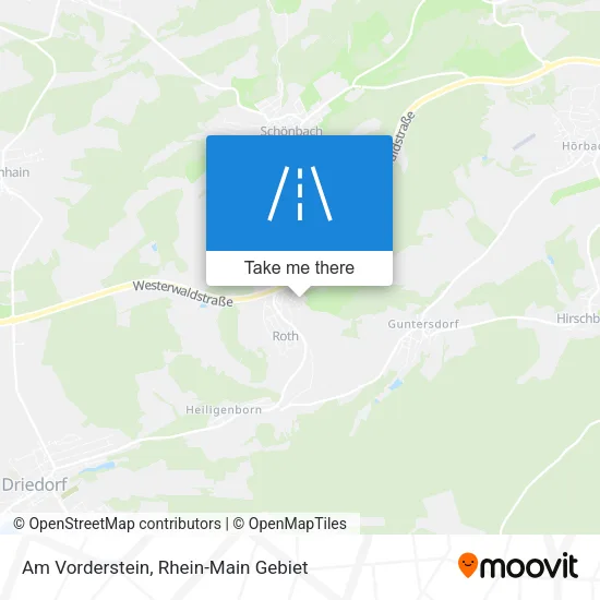 Карта Am Vorderstein