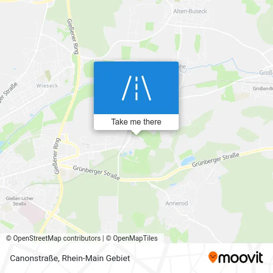 Карта Canonstraße