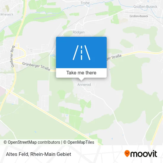 Карта Altes Feld