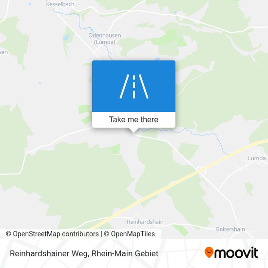 Карта Reinhardshainer Weg