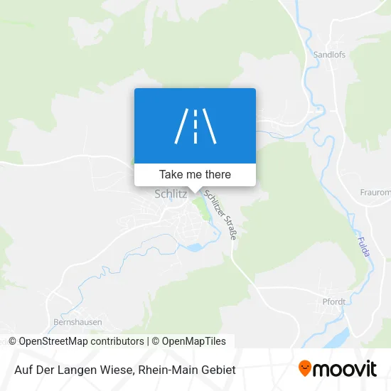 Карта Auf Der Langen Wiese
