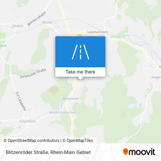 Blitzenröder Straße map