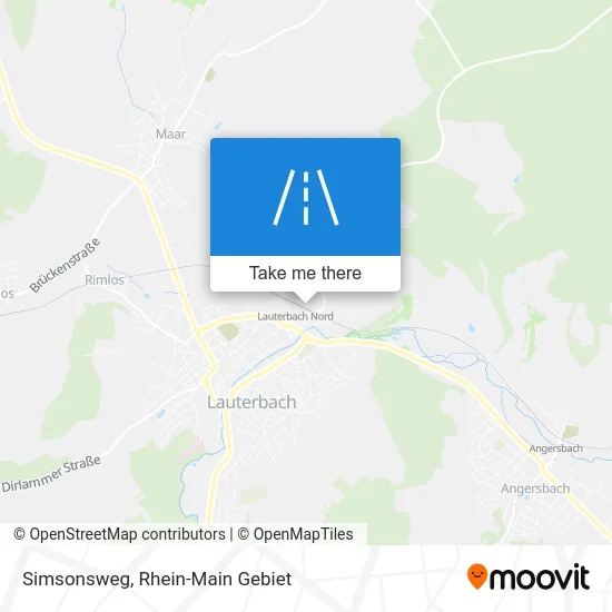 Карта Simsonsweg