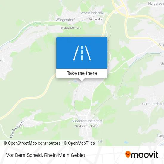 Карта Vor Dem Scheid