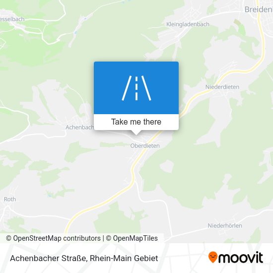 Achenbacher Straße map