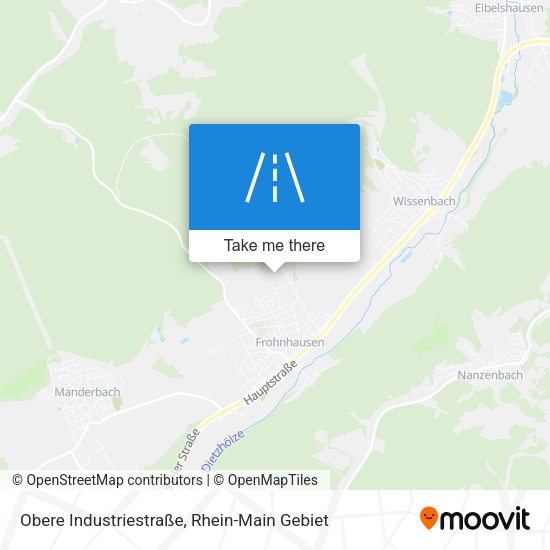 Obere Industriestraße map